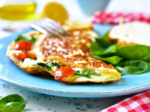 recipe for spinach florentine omelet