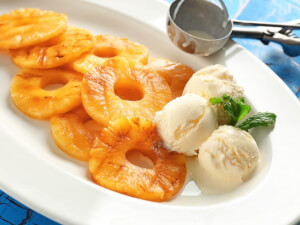 recipe for grilled pineapple slices