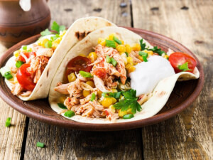 recipe for slow cooker taco-style shredded chicken