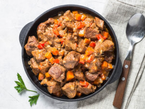 recipe for couldn't be easier beef stew and vegetables
