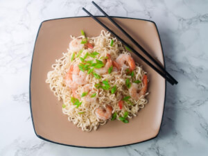 recipe for ramen with shrimp in garlic butter