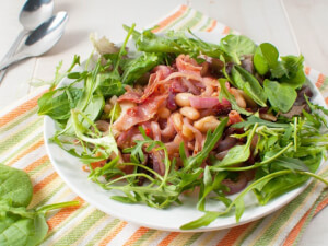 recipe for cannellini beans with herbs and prosciutto