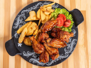 recipe for slow cooker chicken wings with homemade barbecue sauce