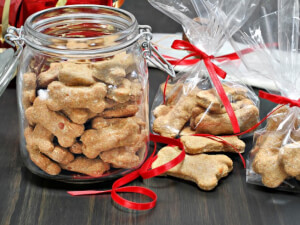 recipe for dog biscuit mix in a jar