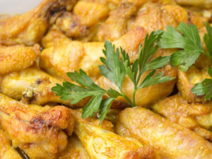 recipe for honey curry chicken wings