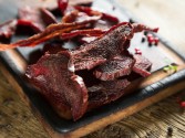 Whiskey Soaked Venison Jerky