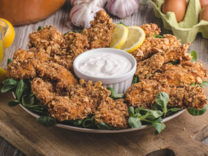 recipe for crispy herb-baked chicken tenders
