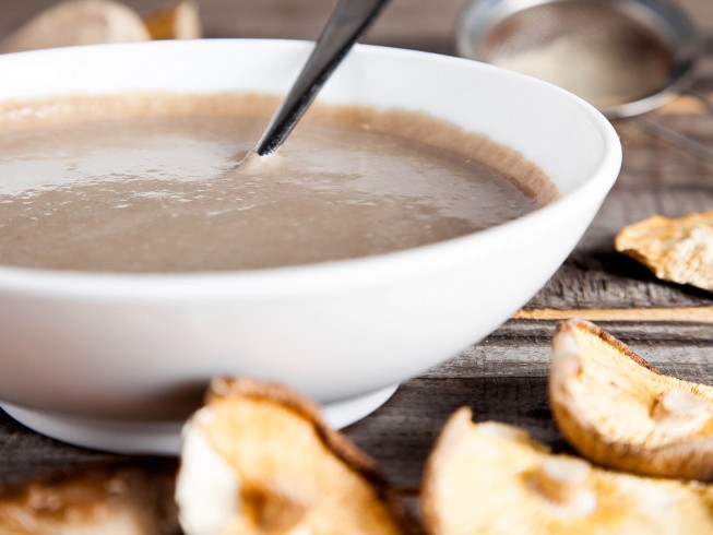 Cream of Shiitake Mushroom Soup