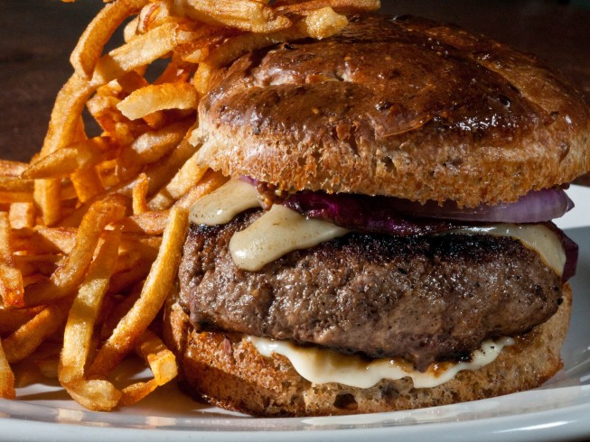 photo of French Onion Burgers With Gruyere Cheese