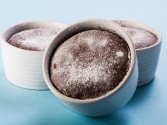 Red Chile Chocolate Souffle