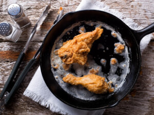 recipe for spicy super-crunchy fried chicken
