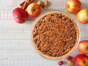 recipe for apple crumble pie