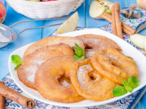 recipe for batter fried apples
