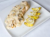 view the recipe for Slow Cooker Creamy Italian Chicken