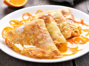 recipe for light and easy crepes suzette
