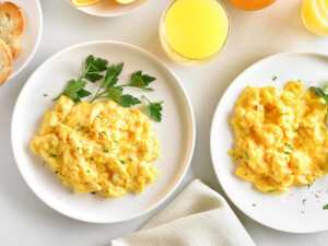 recipe for oven-scrambled eggs