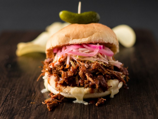 photo of Old South Pulled Pork On A Bun