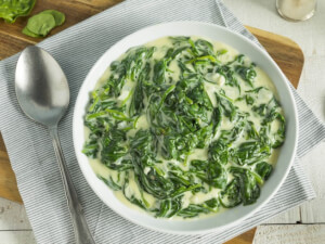 recipe for copycat horn & hardart's creamed spinach
