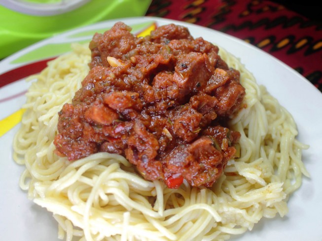 Crock Pot Chicken And Sausage Spaghetti Sauce Recipe Cdkitchen Com