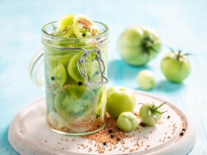recipe for pickled green tomatoes