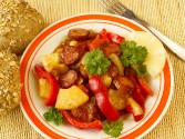 Fiesta Sausage With Pineapple