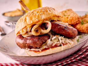 Caramelized Onions and Brats - Seth McGinn's CanCooker