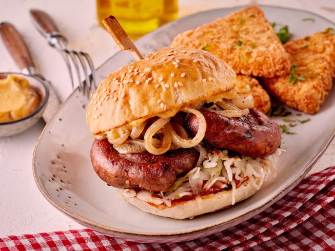 photo of Beer and Onion Brats
