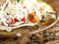 Recipe for Grilled Fish Tacos with Thai Slaw