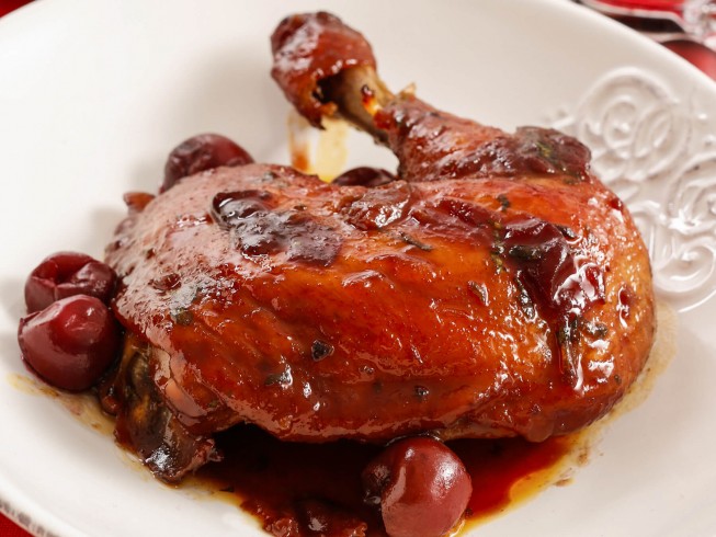 photo of Chicken Cherries Jubilee