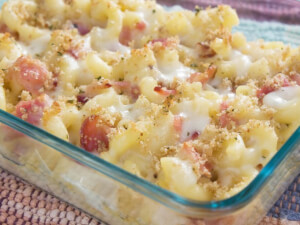 recipe for macaroni 'n cheese with bacon