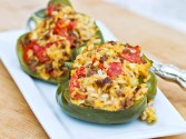 Stuffed Green Peppers With Cheese