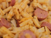 Cheesy Macaroni And Hot Dogs Recipe