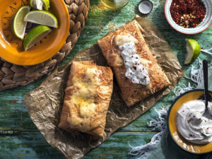 recipe for slow cooker tex-mex chimichangas