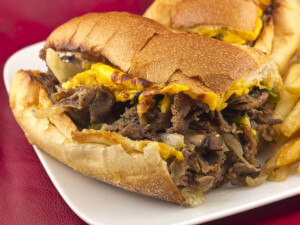 recipe for cheesesteak sandwiches