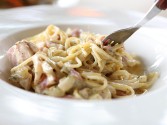 Ham and Cheese Spaghetti