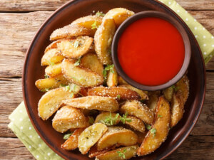 recipe for herb-roasted new potatoes