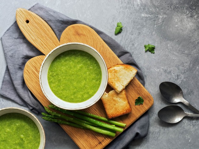 Crock Pot Asparagus Soup Recipe | CDKitchen.com