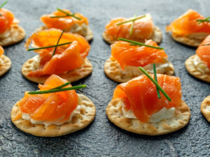 recipe for copycat red lobster's smoked salmon canapes