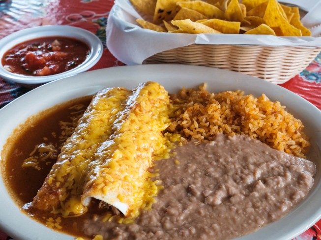South Texas Style Enchiladas Recipe | CDKitchen.com