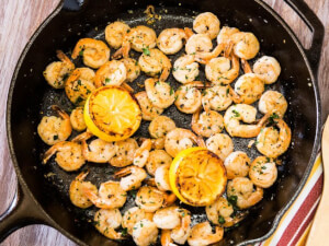 recipe for skillet shrimp