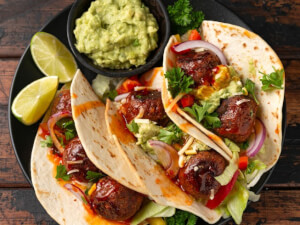 recipe for cheesy fajita meatballs