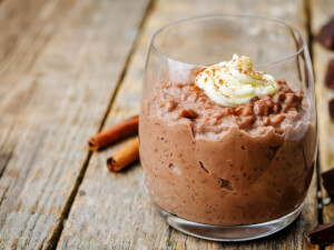 recipe for slow cooker chocolate rice pudding