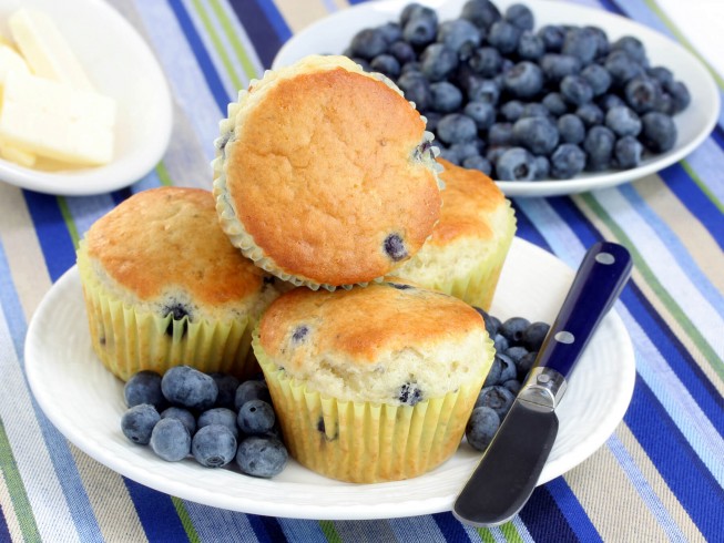 American Blueberry Muffins Blaubeer Muffins — Rezepte Suchen
