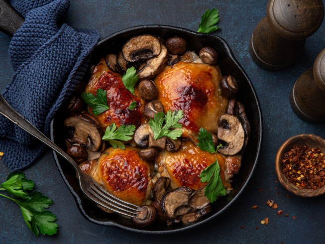 photo of Pan-Seared Chicken Thighs