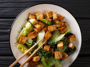 recipe for baby bok choy and tofu stir-fry