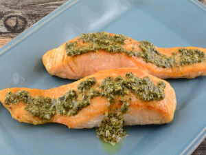 recipe for mediterranean crusted salmon