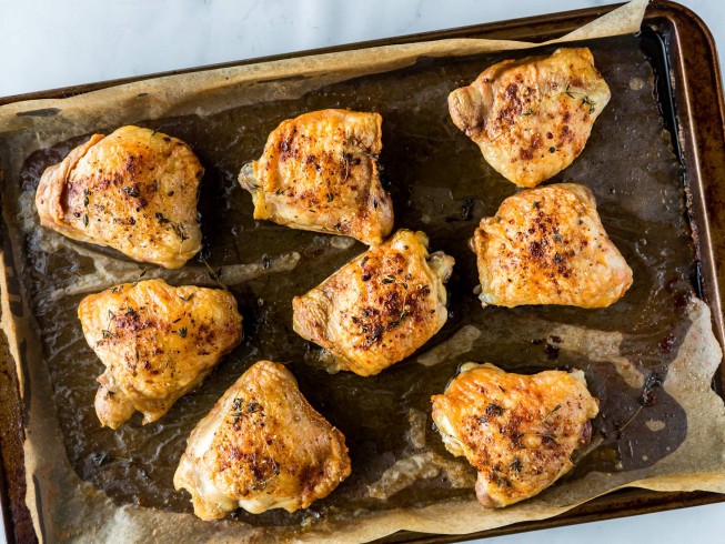 Herb Roasted Chicken Thighs