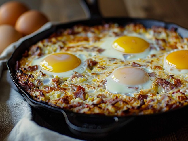 Corned Beef Hash and Eggs