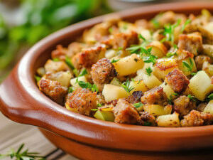 recipe for apple walnut stuffing