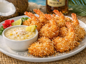 recipe for red lobster's parrot bay coconut shrimp and sauce